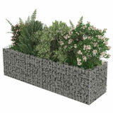 143559 Gabion Raised Bed Galvanised Steel 180x50x50 cm