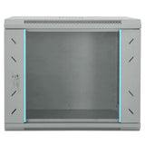 Network Cabinet with Storage Grey 60 x 45 x 50 cm Steel 42017637