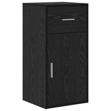 Corner Desk with Drawer Black Oak 102 x 88 x 75 cm 3337274