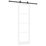 Sliding Door ORKDAL White and Black 78 x 232 cm 3331996