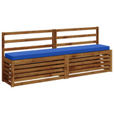 2-Piece Bench Cushions VUGHT 2 pcs 100% Polyester Royal Blue 950969