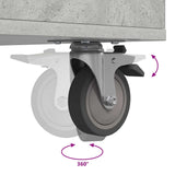 Golf Cabinet with Wheel Plain Concrete Grey 65 x 45 x 98 cm 899450