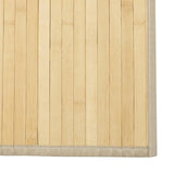 Rug Rectangular Light Natural100x400 cm Bamboo 376957