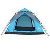 Camping Tent Dome 5-Person Blue Quick Release 4004186