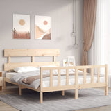 Bed Frame without Mattress 160x200 cm Solid Wood Pine 3193281