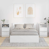 Bedside Tables 2 pcs White 40 x 30 x 467 cm Engineered Wood 888908