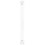 Dining Table Legs V-Shape 2 pcs White 100x cm Steel 4012657