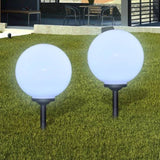 Outdoor Pathway Lamps 4 pcs LED 30 cm with Ground Spike 277116