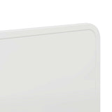 Headboard White Engineered wood 888539