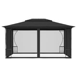 Gazebo with Nets 300x400x265 cm Anthracite 48598