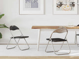 Folding Chair 2 pcs Black and Grey 48 x 43.5 x 81 cm 42029043