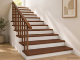 Stair Tread 12 pcs 70 x 30 x 2 cm Dark Brown Solid Oak Wood 3449435