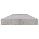 Floating Wall Shelves 4 pcs Concrete Grey 120x23.5x3.8 cm MDF 326608