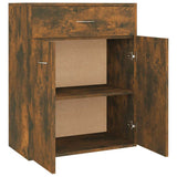 Sideboard Smoked Oak 60x30x75 cm Engineered Wood 815375