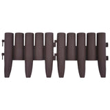 Lawn Edgings 36 pcs Brown 10 m PP 48620