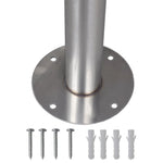 Mailbox on Stand Stainless Steel 271744