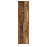 Warderobe with Door Old Wood 50 x 50 x 200 cm Engineered Wood 3403020