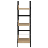 288219 3-Layer Book Shelf Oak 60x27,6x90,5 cm Engineered Wood