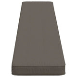 2-Piece Bench Cushions VUGHT 2 pcs 100% Polyester Grey 950899
