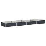 Raised Garden Bed Anthracite 320 x 80 x 24 cm cold-rolled steel 8006499