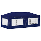 Pop-up Party Tent 575 x 288 x 245 cm Blue Oxford Fabric 42019890