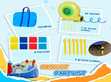 Kids Bouncy Castle, with Slide, Pool, Trampoline, Climbing Wall, Blower T3398P555814