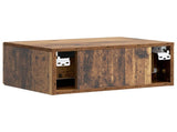 Wall-Mounted Bedside Cabinet 2 pcs Old Wood 49 x 34.5 x 20 cm 898632