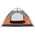 Camping Tent Dome 2-Person Grey and Orange Quick Release 4004191