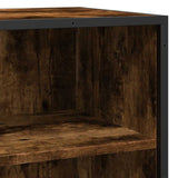 ZNTS Sideboard Smoked Oak 68x35x76 cm Engineered Wood and Metal 848976