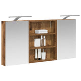 Bathroom Cabinet Set 3 pcs 100 x 10.5 x 50 cm Engineered wood 3403694