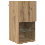 TV Wall Units with LED 6 pcs Artisan Oak Engineered Wood 3402956