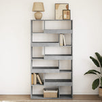 Bookcase Concrete Grey 100x33x187.5 cm Engineered Wood 3309351