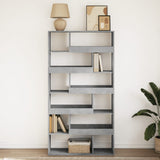 Bookcase Concrete Grey 100x33x187.5 cm Engineered Wood 3309351