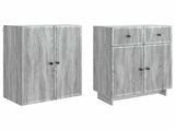 Cabinet Set 2 pcs 66 x 34.5 x 90 cm Engineered Wood 3416409