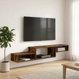 Wall-mounted TV Cabinet Wall-Mounted Smoked Oak 8005993