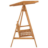Swing Bench 174 cm Solid Teak Wood 316629