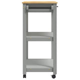 Kitchen Trolley MONZA 84x40x88.5 cm Solid Wood Pine 376104