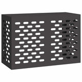 Air Conditioner Cover Black 90 x 40 x 60 cm Steel 865890