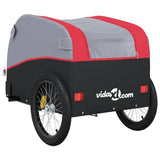 Bike Trailer Black and Red 30 kg Iron 94139