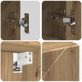 Bathroom Furniture Set 5 pcs Artisan Oak 3393072