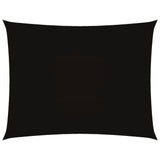 Sunshade Sail Oxford Fabric Rectangular 3.5x5 m Black 135765