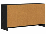 Sideboard with Drawer Black Oak 73.5 x 22.5 x 53.5 cm 8000501