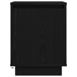 ZNTS Bedside Cabinets with LED Lights 2 pcs Black 38x34x50 cm 861268