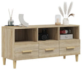 TV Cabinet Sonoma Oak 102x36x50 cm Engineered Wood 812603