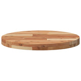 ZNTS Table Top Round Ø50x4 cm Solid Wood Acacia 4008701