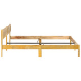 Bed Frame without Mattress Solid Mango Wood 200 cm 288434