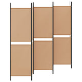 6-Panel Room Divider Beige 300 x 180 cm Fabric 42039218