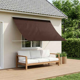 Awning Brown 150 x 150 cm 180 g / m Polyester with PU Coated 42037094