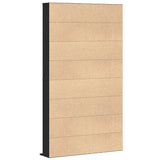 CD Cabinet Black Oak 101 x 23 x 177.5 cm Engineered Wood 3329339