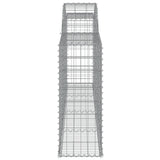 Arched Gabion Baskets 30 pcs 300x30x80/100 cm Galvanised Iron 3146519